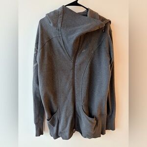 Vtg Nike Grey Tag Hoodie Full Zip Womens L Hoodie EUC Y2K Rare